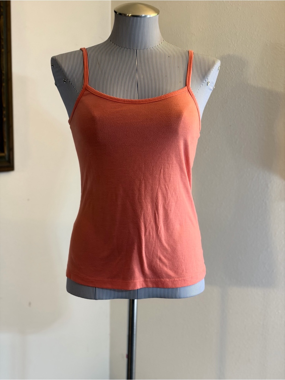 Belle Du Jour Coral Spaghetti Strap Camisole